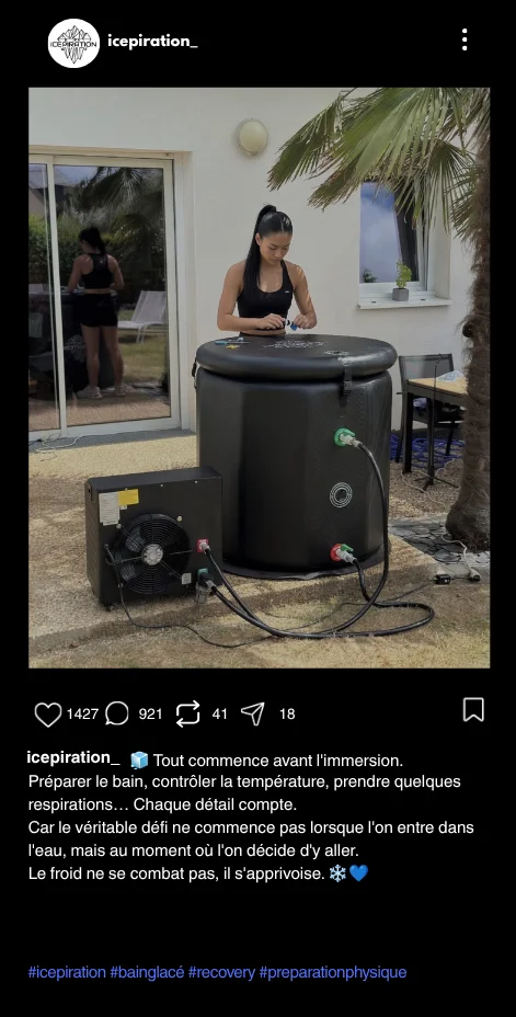 Publication Instagram réalisée pour un client, 11 sur 16.
