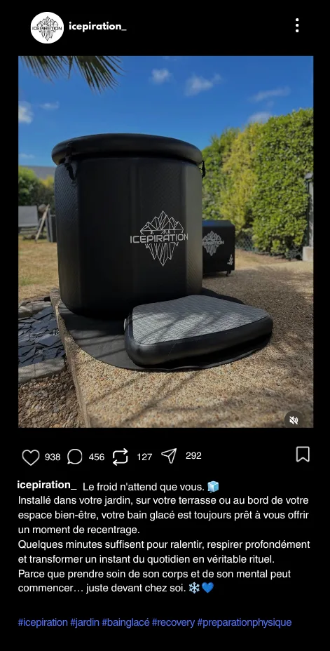 Publicación de Instagram realizada para Icepiration, 5 de 8.