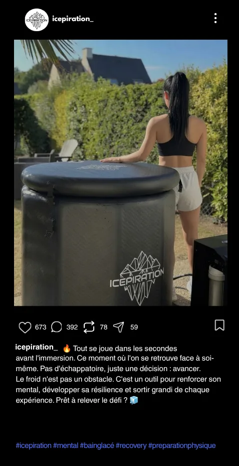 Publicación de Instagram realizada para Icepiration, 6 de 8.