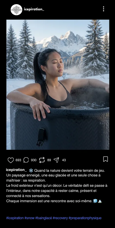 Publicación de Instagram realizada para Icepiration, 8 de 8.