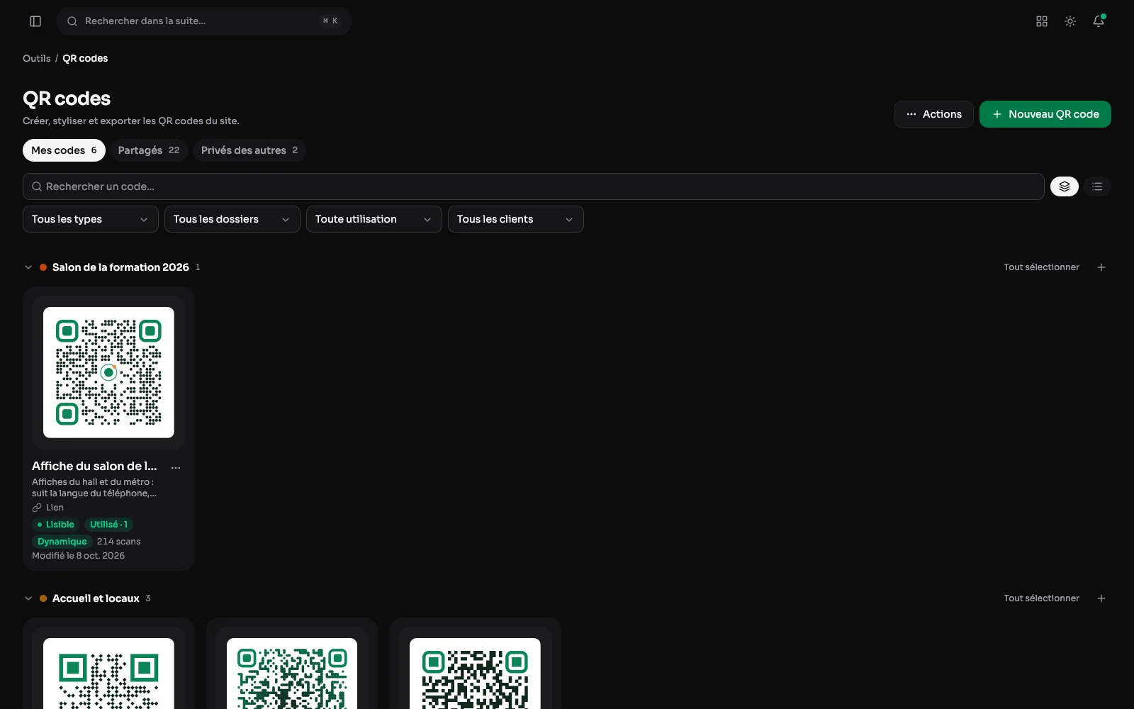 QR codes