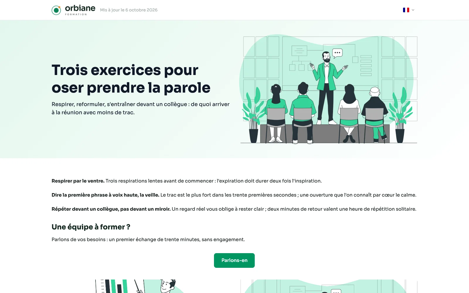 Un dossier de presse ouvert par son lien de lecture : la publication sans le menu du site, préparée pour une rédaction, avec ses chiffres clés.