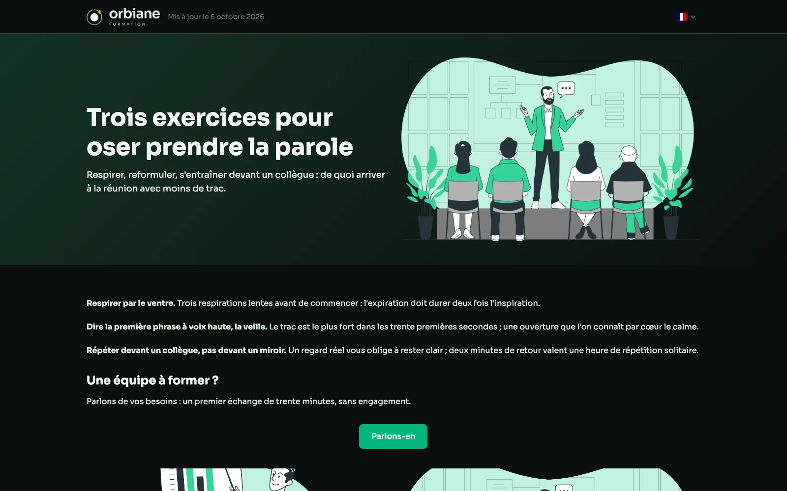 Un dossier de presse ouvert par son lien de lecture : la publication sans le menu du site, préparée pour une rédaction, avec ses chiffres clés.
