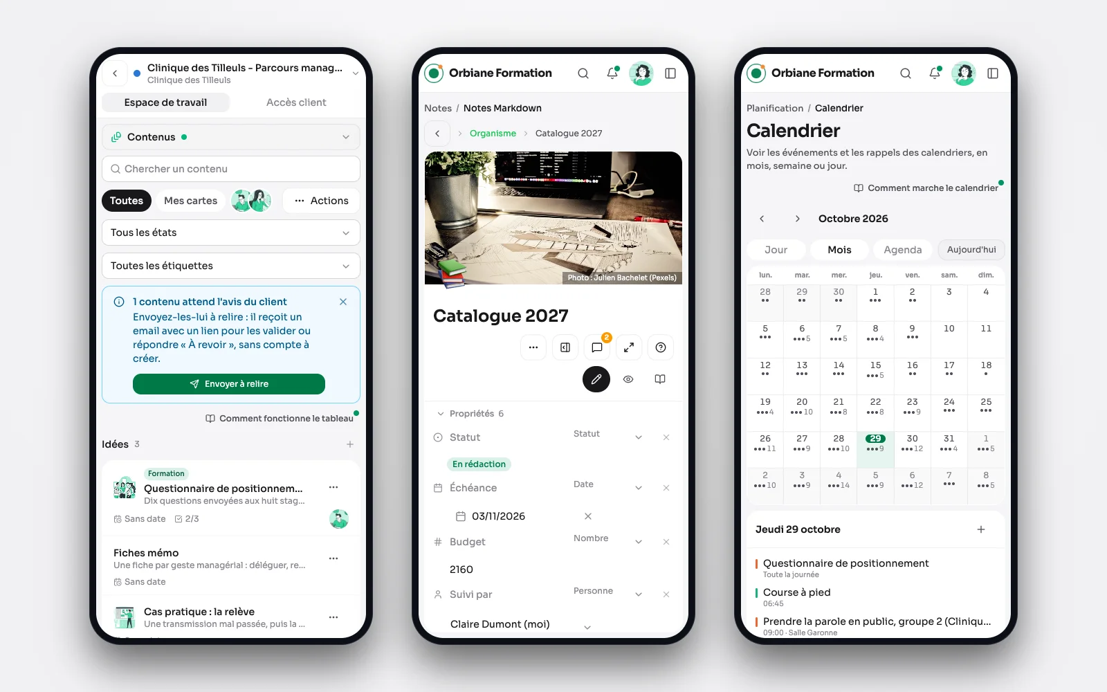 Die Suite auf dem Smartphone